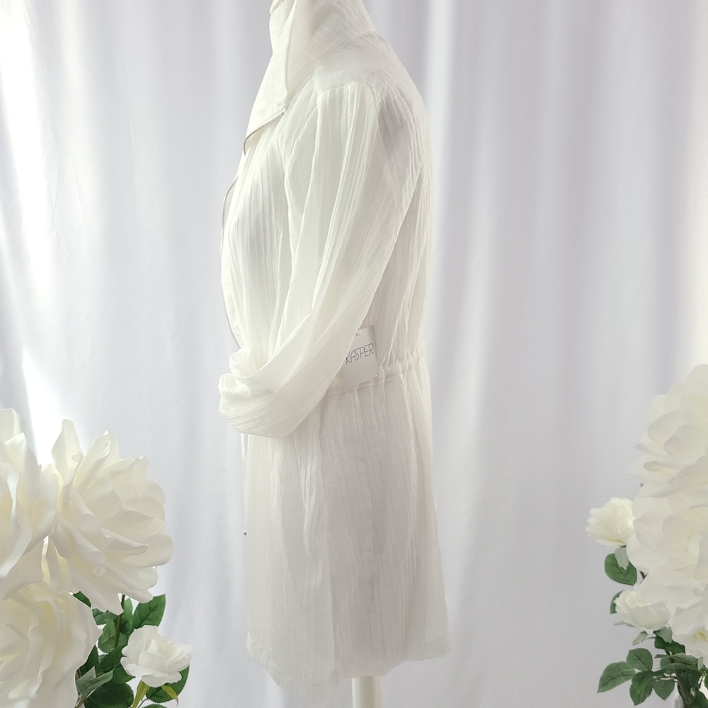 *SOLD* Transparent Tie at Waist Jacket - Picture 4 of 7